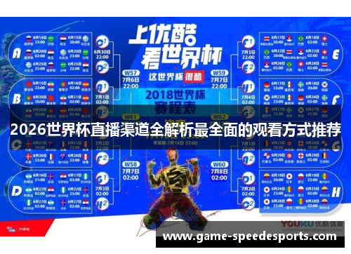 2026世界杯直播渠道全解析最全面的观看方式推荐