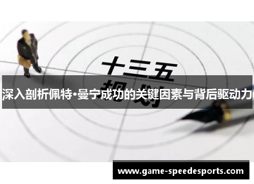 深入剖析佩特·曼宁成功的关键因素与背后驱动力
